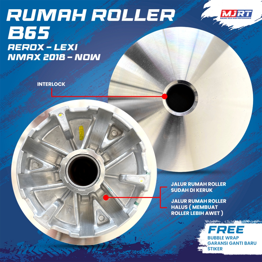 RUMAH ROLLER NMAX OLD 2015 2017 PULLEY AEROX LEXI NMAX 2018 NOW  MJRT RACING