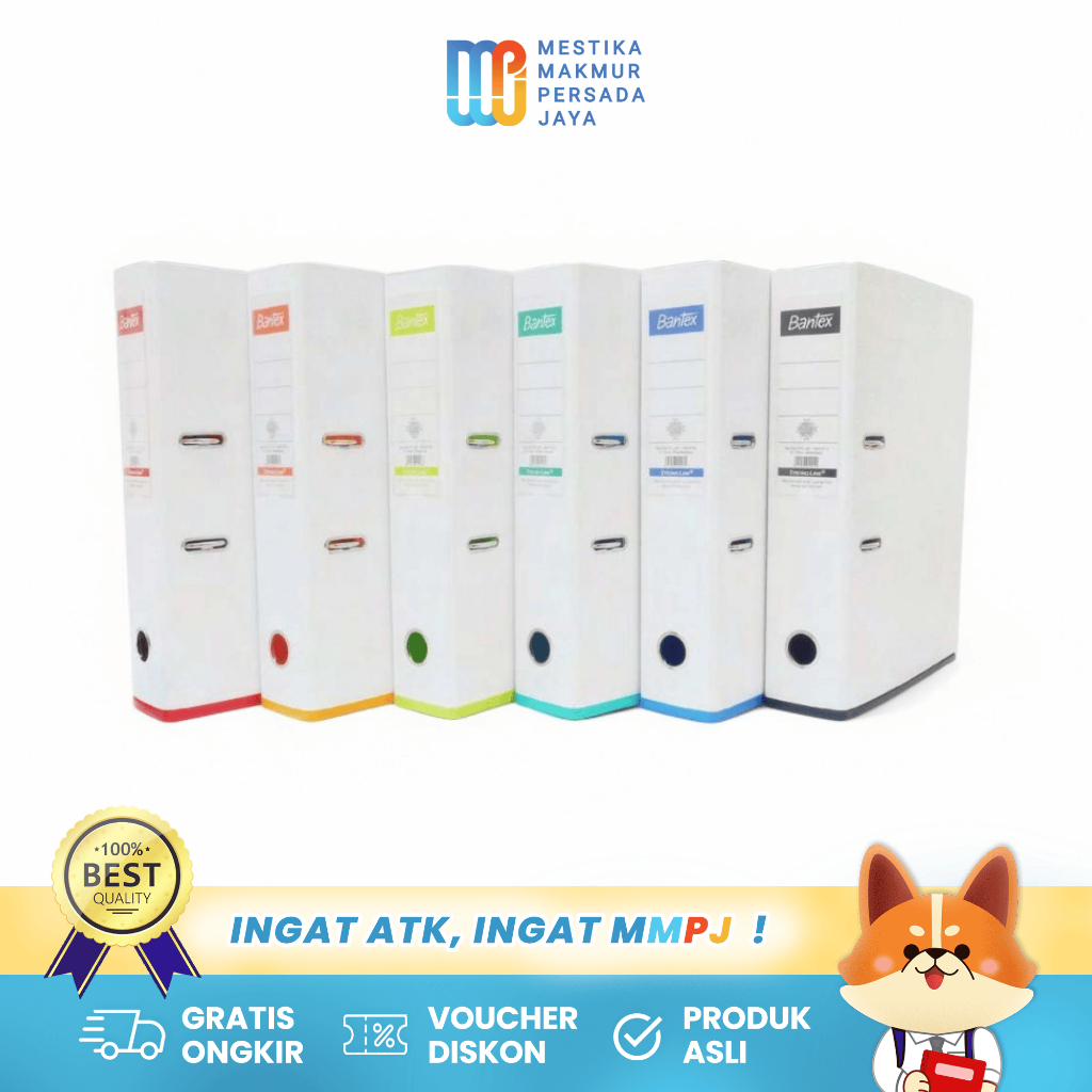 

Bantex Ordner Folio 7cm - Tempat Dokumen / Berkas Bersertifikasi TKDN 1465V
