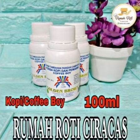 

PEWARNA PASTA MAKANAN GOLDEN BROWN PANDAN MOKA KOPI COFFEE 100ML KUE HIASAN CAIR BOTOL WANGI CAMPURAN GR