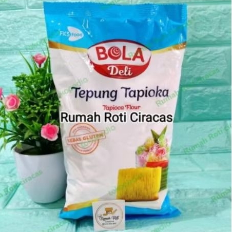 

TEPUNG TAPIOKA BOLA DELI BEBAS GLUTEN BERKUALITAS 500GR TAPIOCA FLOUR