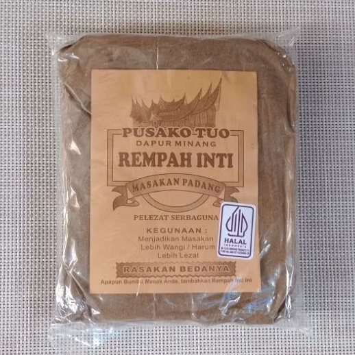 

BUMBU PUSAKO TUO DAPUR MINANG REMPAH INTI 250gr MASAKAN PADANG PELEZAT SERBAGUNA