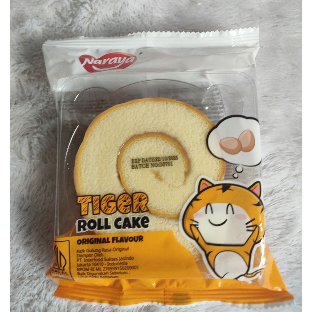 

Naraya Tiger Roll Cake/Bolu Gulung 70 gr