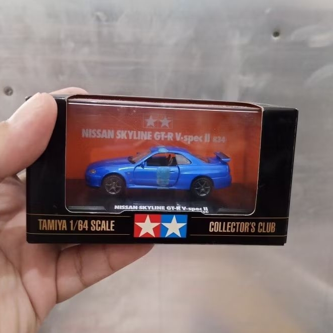 TAMIYA NISSAN SKYLINE GTR V SPEC II (R34) BIRU