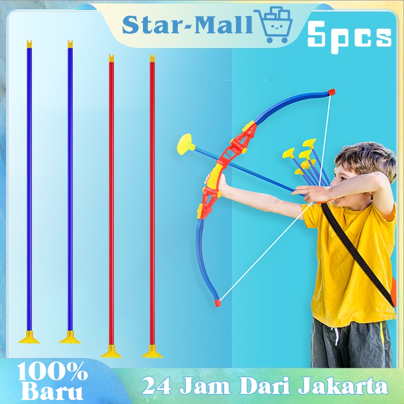 Anak Panah Karet Untuk Anak / 5pcs Sucker Panah / Panah Pengisap