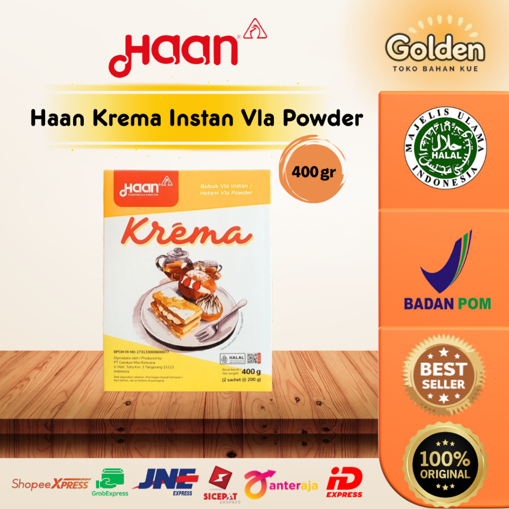 

Haan Krema Instan Vla Powder 400 gr