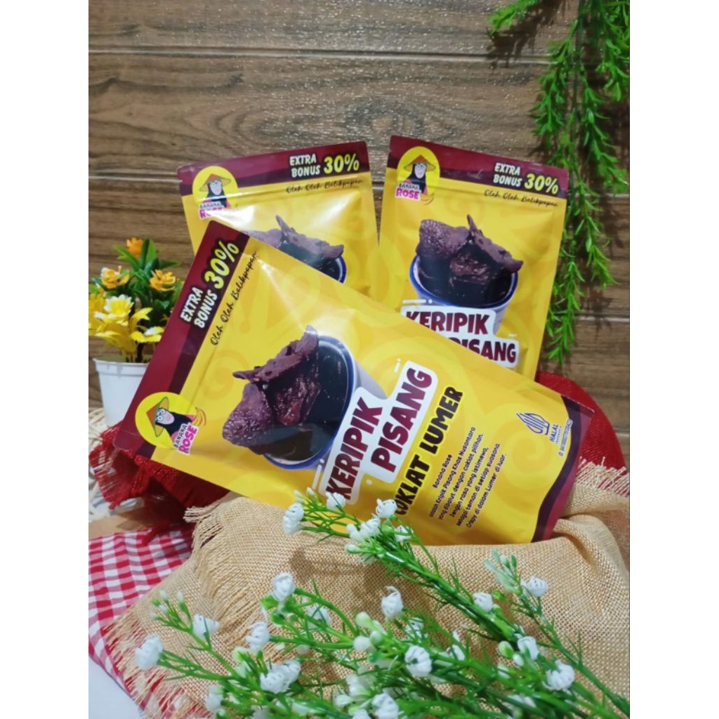 

Kripik Pisang Coklat EXTRA 30% (104 gr)
