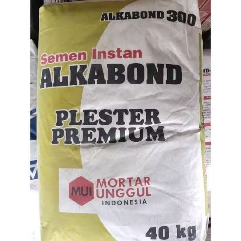 Semen Instan Plester Hebel (Kuning) Alkabon // Mortar Plester