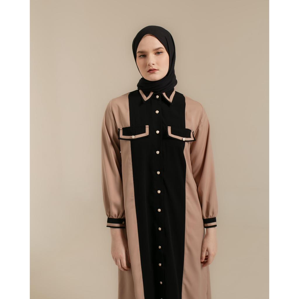 Athirah gamis bahan premium - gamis wanita cantik by 4season hijab