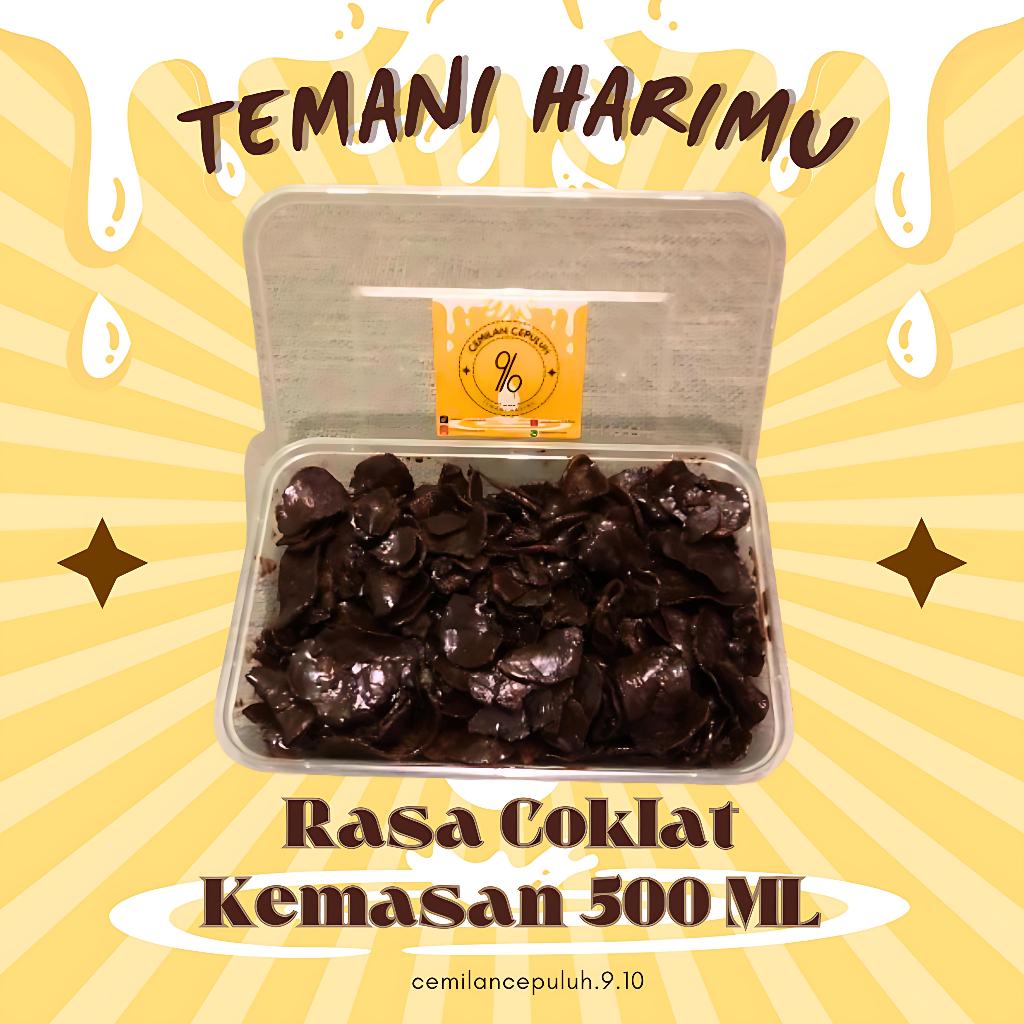 

KERIPIK PISANG COKLAT LUMER VIRAL THINWALL 500 ML / BANANA CHIPS MELTED / CEMILANCEPULUH.9.10