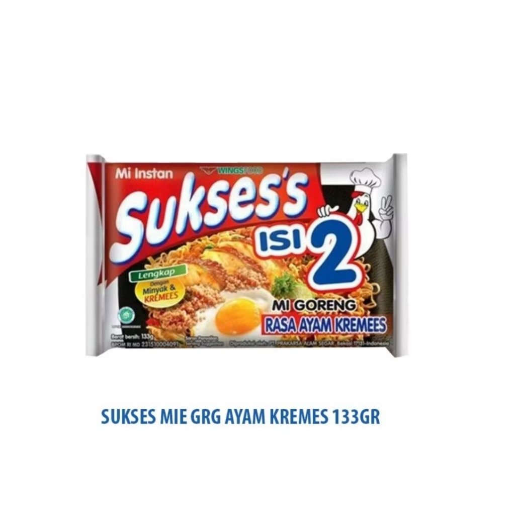 

Sukses isi dua mie goreng rasa ayam kremes / Mie Instan goreng