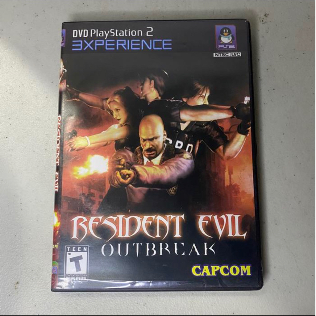 Kaset Playstation 2 Resident Evil Outbreak