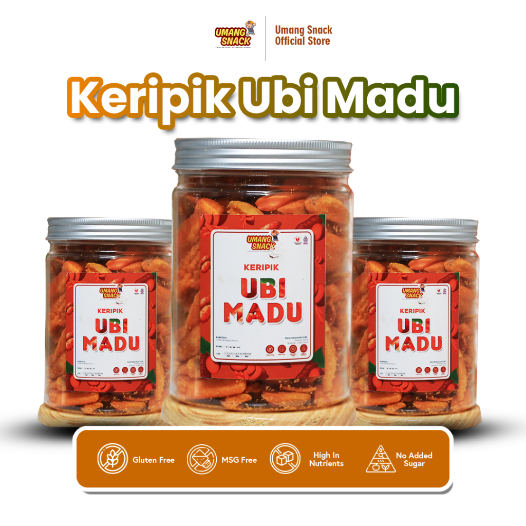 

Njajansehat - Snack Kering Ubi Madu Premium Kemasan Toples 1000 ml Termurah