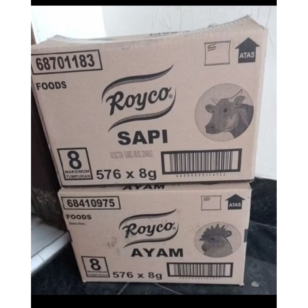 

Royco Ayam/Sapi 1 Dus isi 48 renceng x 576 sachet @8gr