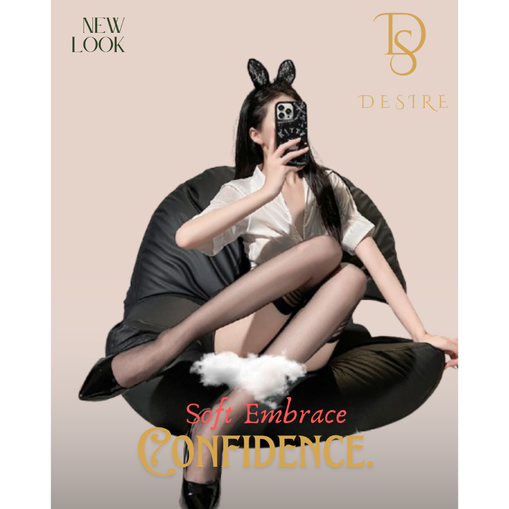 Desire Stocking glitter open crotch