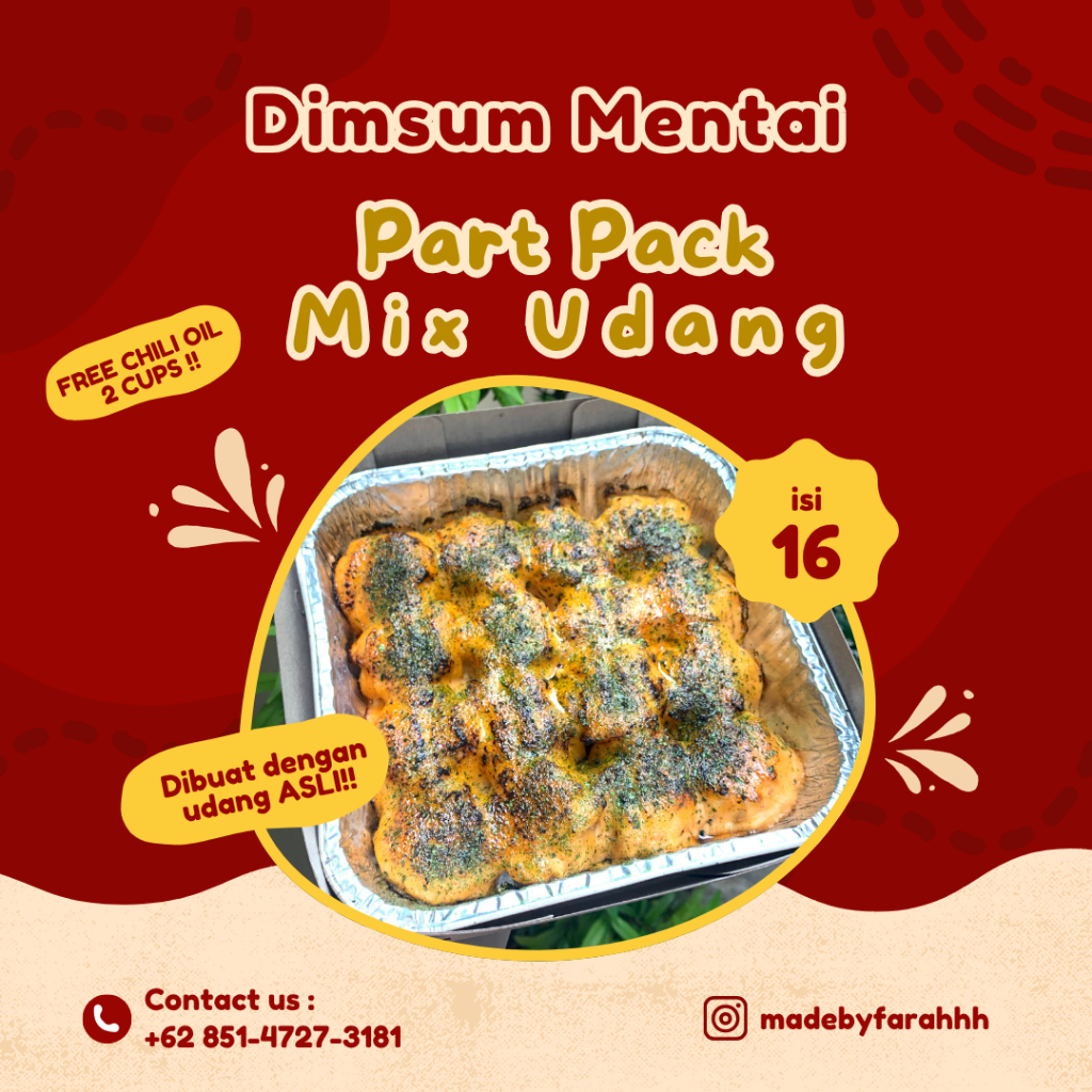 

Dimsum Mentai PartyPack MixUdang