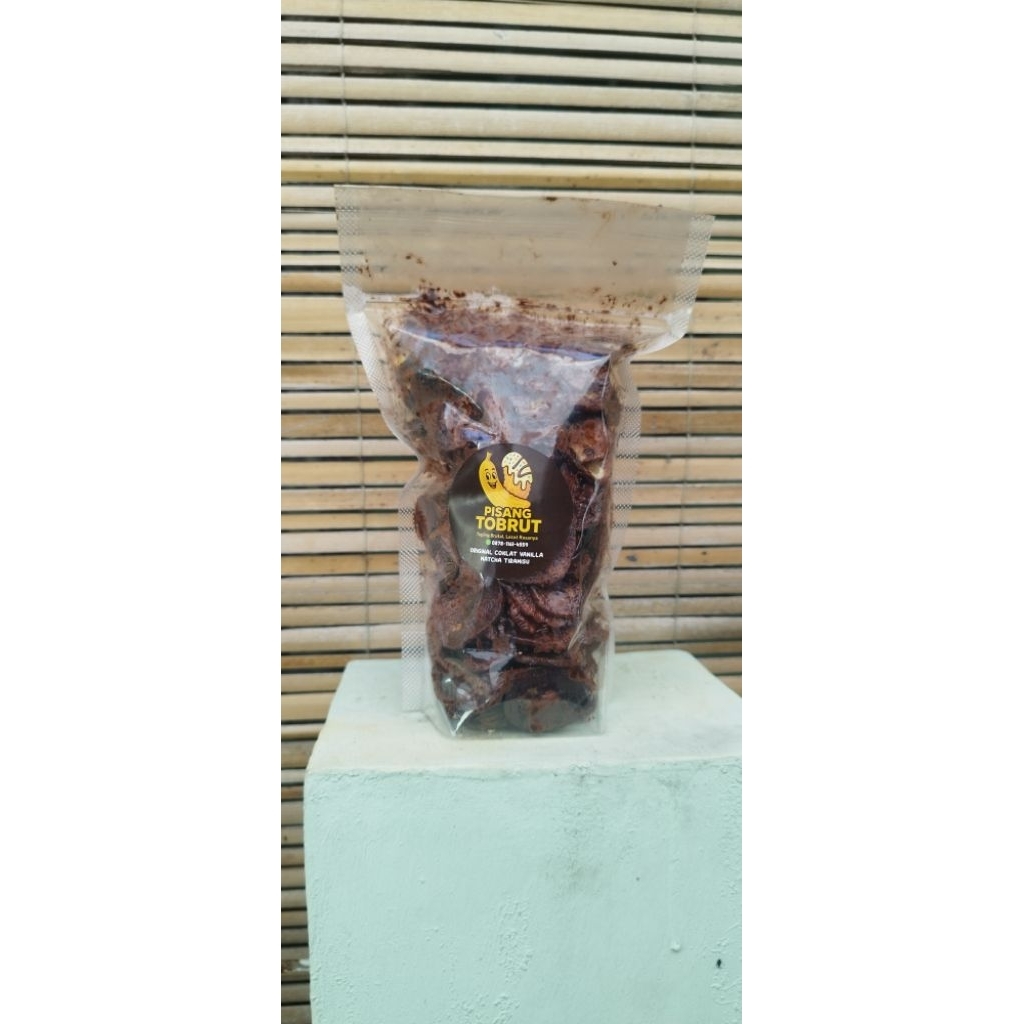 

kripik pisang Coklat