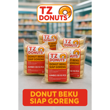 

TZ Donuts - PREMIUM Par-fried Donut - Donut Beku Siap Goreng