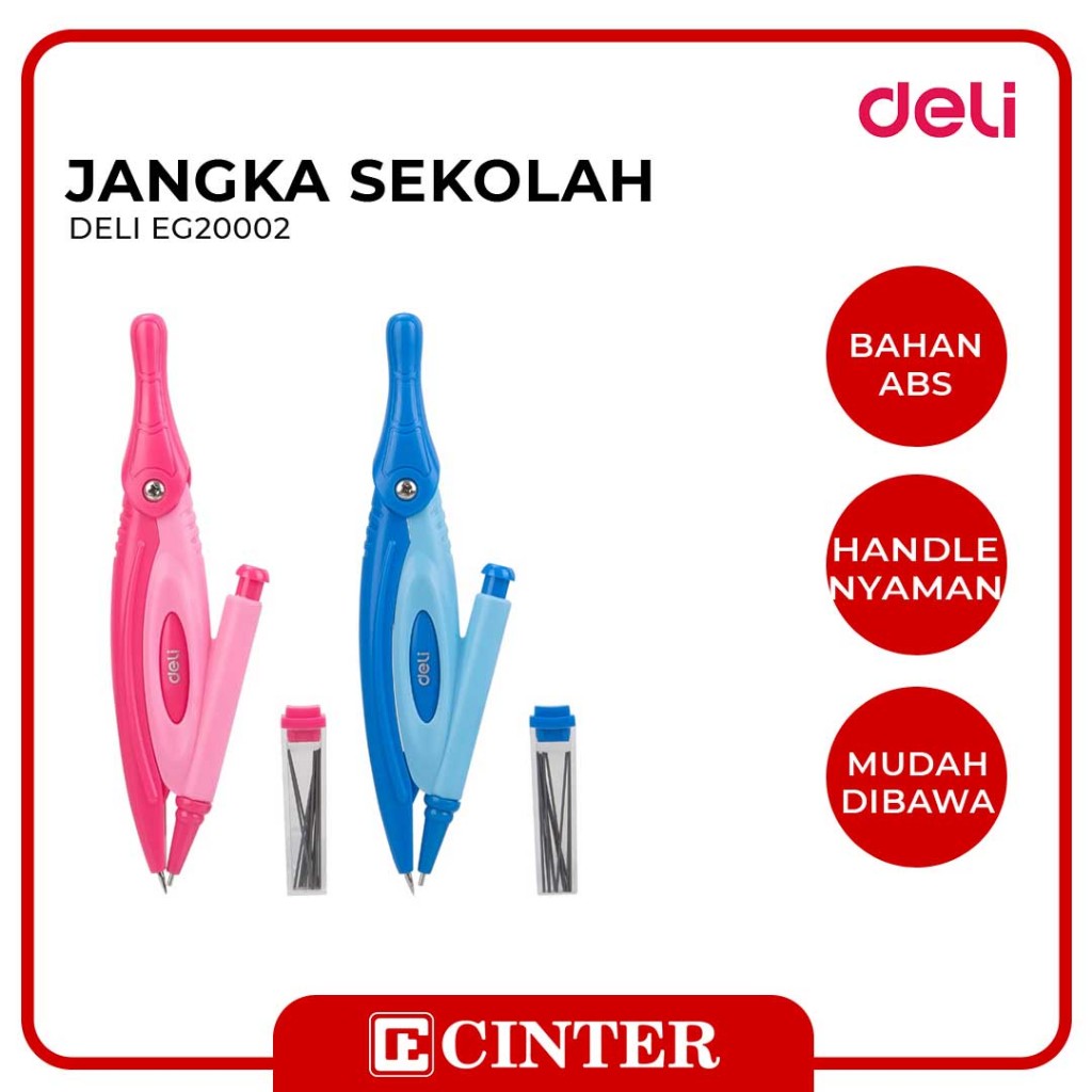 

DELI - JANGKA MECHANICAL PENSIL / MATCH SET / JANGKA SEKOLAH EG20002