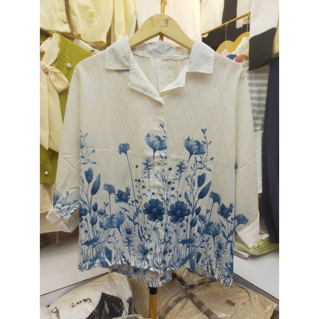 Atasan jumbo wanita atasan corak jumbo ld 120 cm