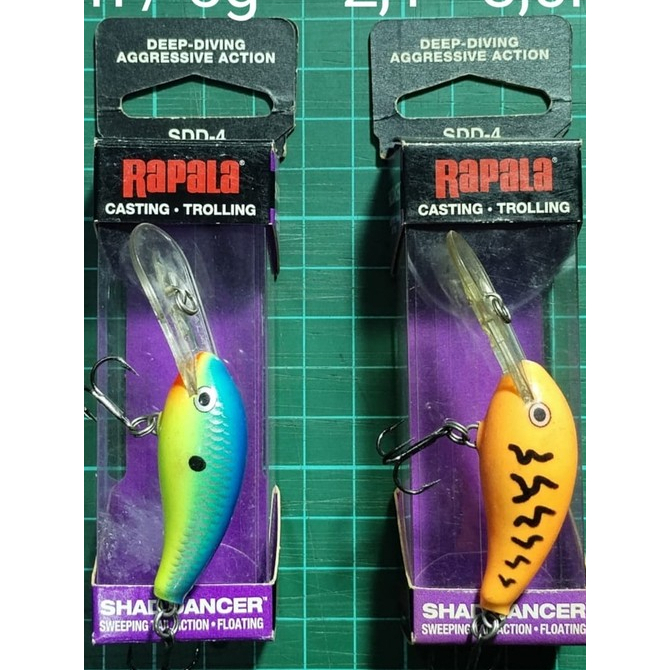 LURE / UMPAN RAPALA SHAD DANCER / SDD-4, 4cm / 5g, 2,1 - 3,0m