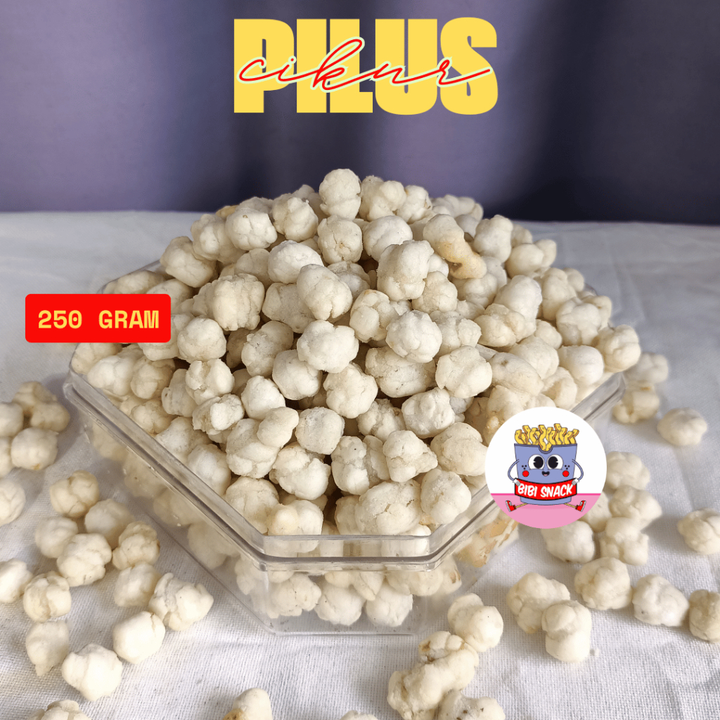 

Bibi Snack - Pilus Cikur Kencur Asin Gurih 250gr