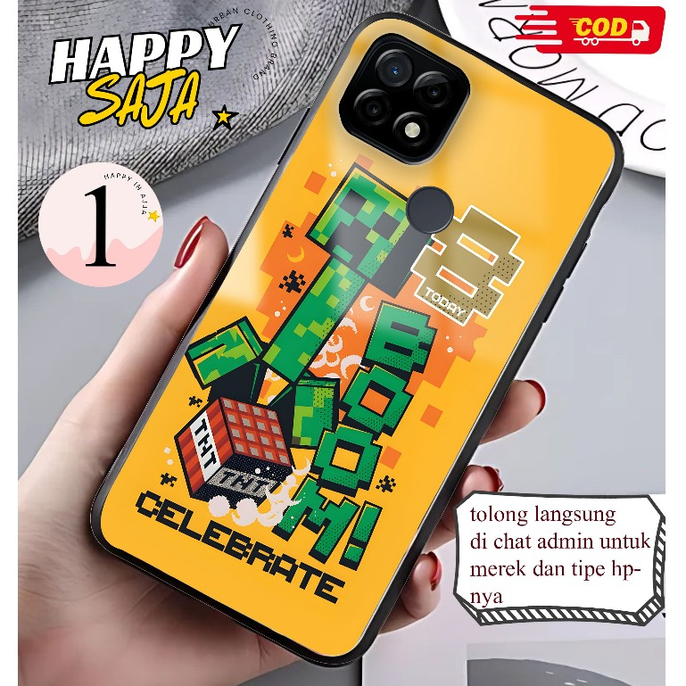 354. CASING GLOSSY PREMIUM MOTIF 2D UNTUK REALMI 8 8i 8PRO C53 C61C63 C75 C61 13 13 PRO 5G C638 PRO 