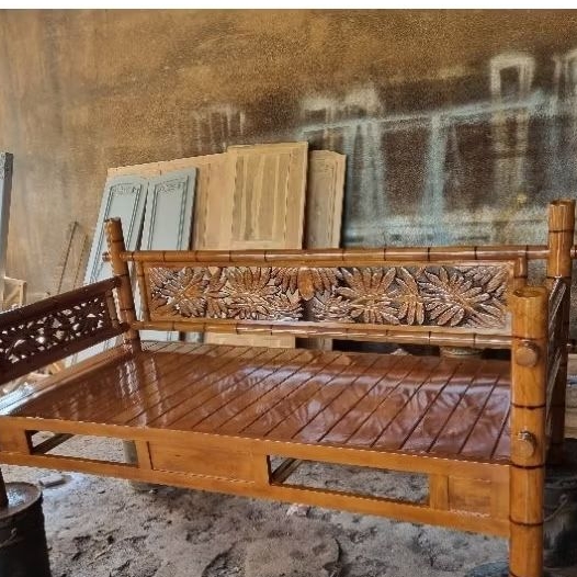 bale bale kayu jati motif bambu TPK