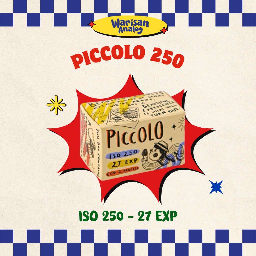 PICCOLO FILM 250 - ROLL FILM 35MM - ISO 250 - 27EXP