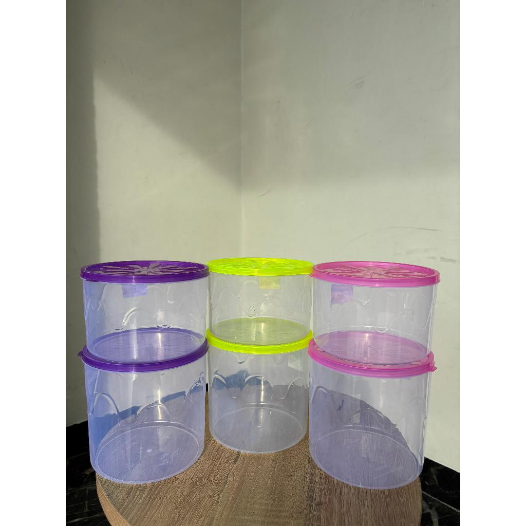TOPLES KMP MUTIARA /  TOPLES SEALWARE / TEMPAT KUE KERING /  TOPLES PLASTIK BULAT / TOPLES PLASTIK B