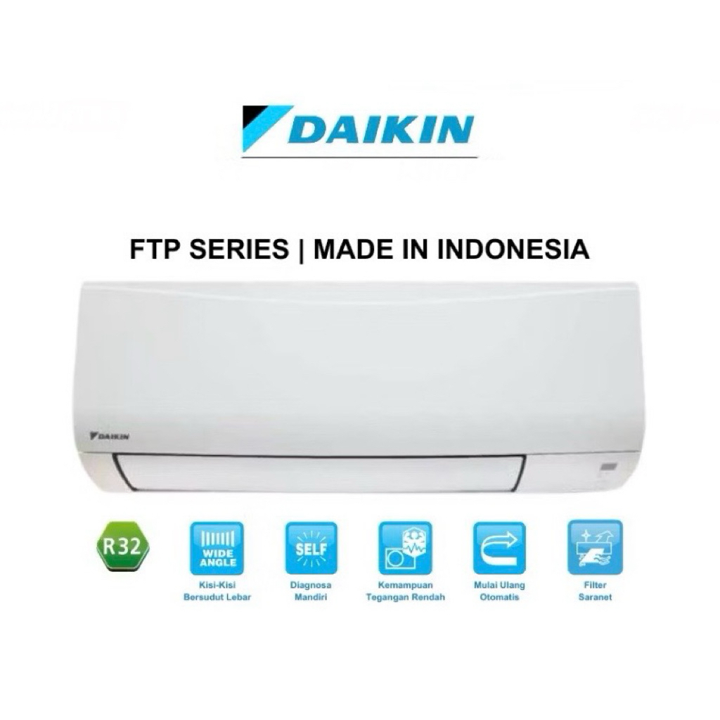 AC DAIKIN 1PK AC Split FTV25CXV AC 1pk Daikin Malaysia Non Inverter