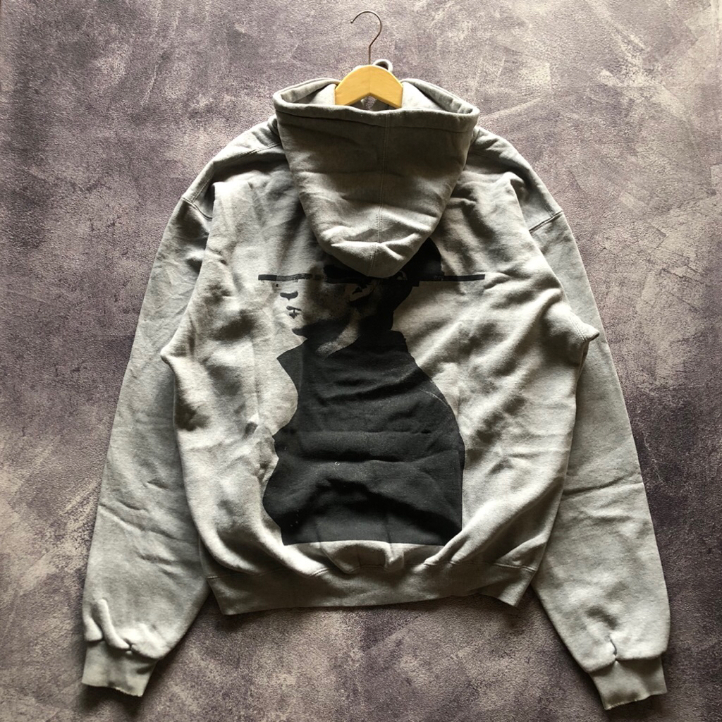 Hoodie ONA Second Size fit XL,Bahan Tebal,Hoodie graphic second hoodie big print second hoodie silve