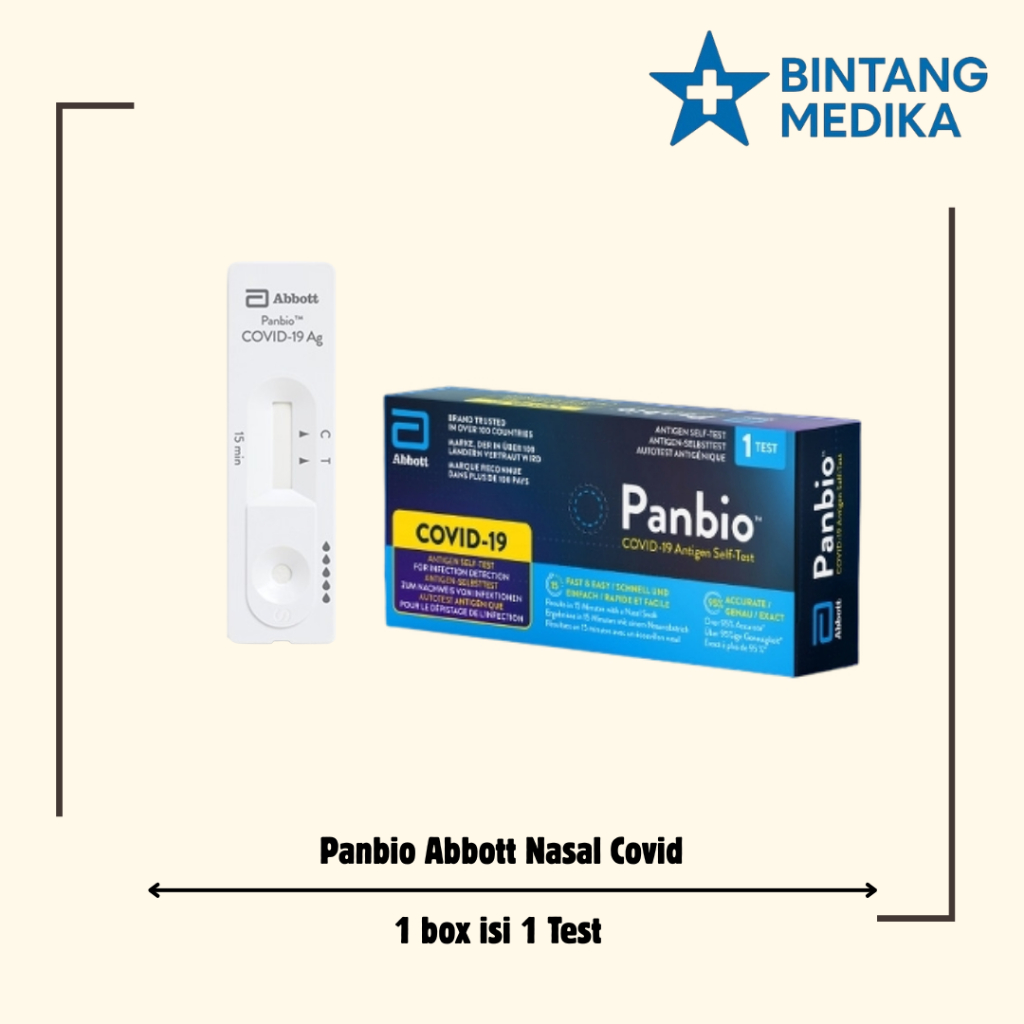Panbio Abbot Nasal sin ecer isi isi 1 pcs