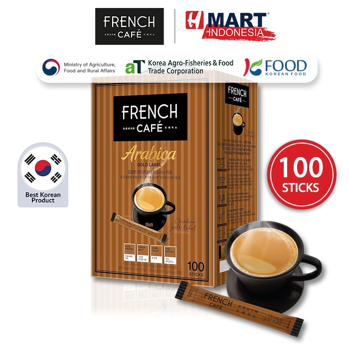 

NAMYANG FRENCH CAFE Coffee Mix Arabica Gold Label - Kopi Instan Rasa Arabika 100 Sticks