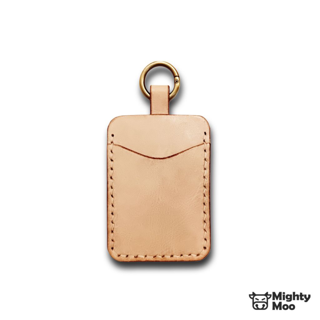 

Mighty Moo VELMOKA Leather ID Card Holder - Lanyard Kartu Identitas Kulit Asli