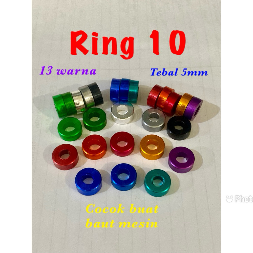 ring boston 10 tebal ring boston M6 ring 10 ring M6 ring baut mesin