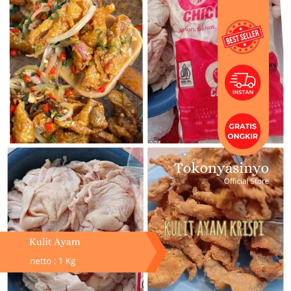

KULIT AYAM 1KG, chicken skin