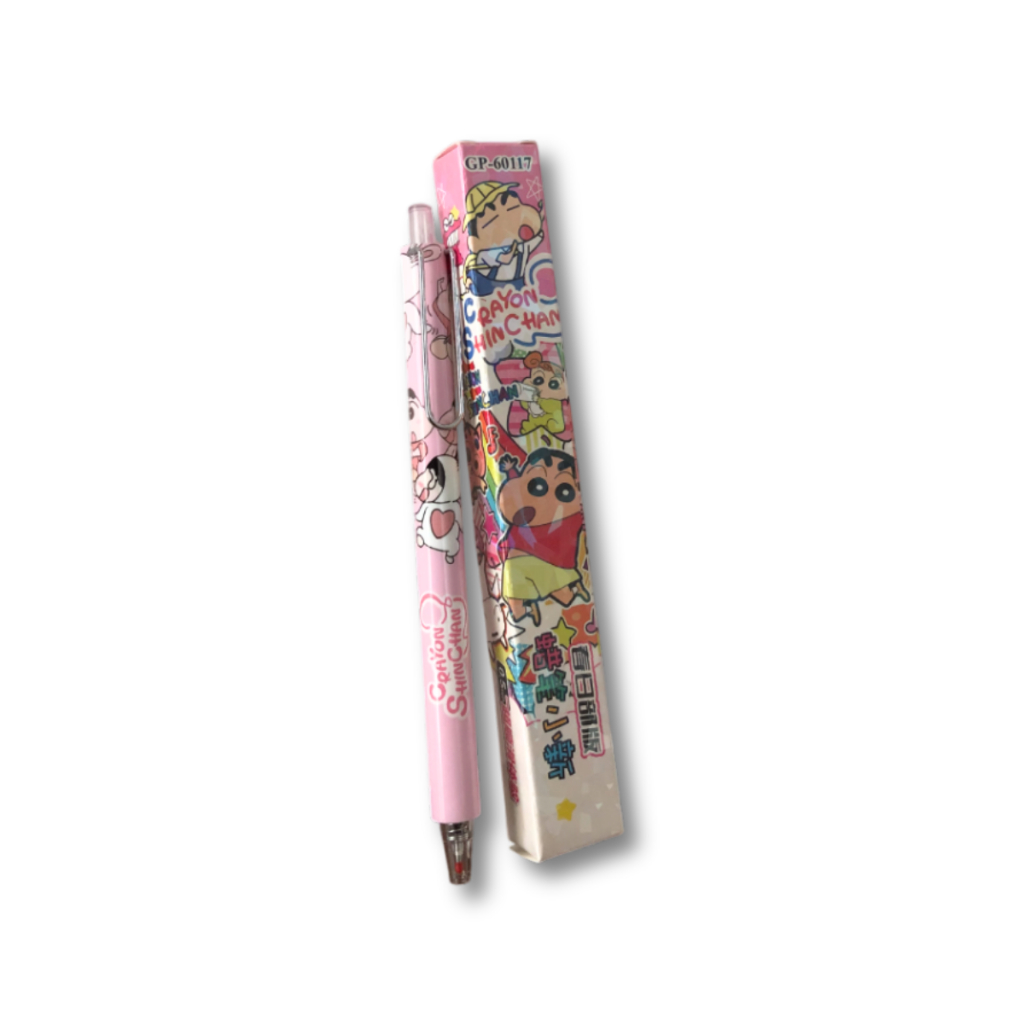 

Crayon Shinchan Pen Lucu Unik, Pulpen Aesthetic Karakter Kartun Sincan Warna Pink untuk Laki-Laki Perempuan Unisex, Alat Tulis Sekolah Alat Tulis Kantor