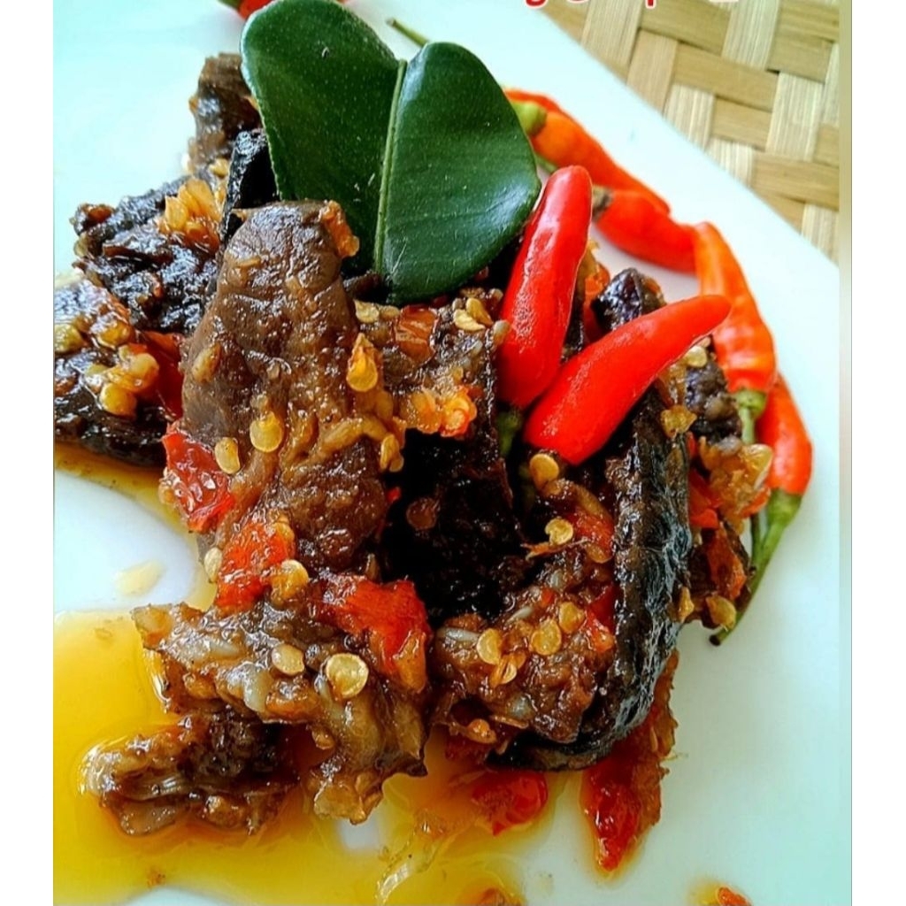 

Forcysn Paru Oseng Mercon/Lauk Siap Saji/Makanan S/Lauk Anak Kost/Paru Pedas/