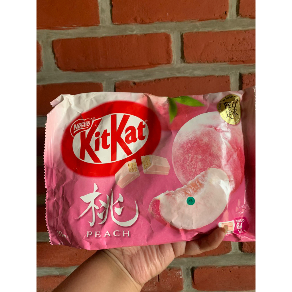 

kitkat peach snack jepang coklat peach