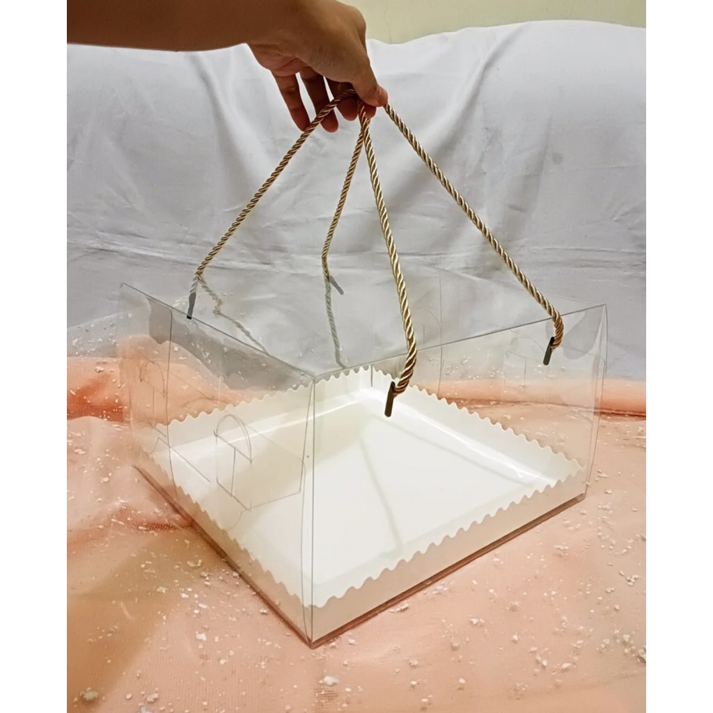 

Box Mika Handle / Box Kue / Box Hampers 25 x 25 x 15 cm