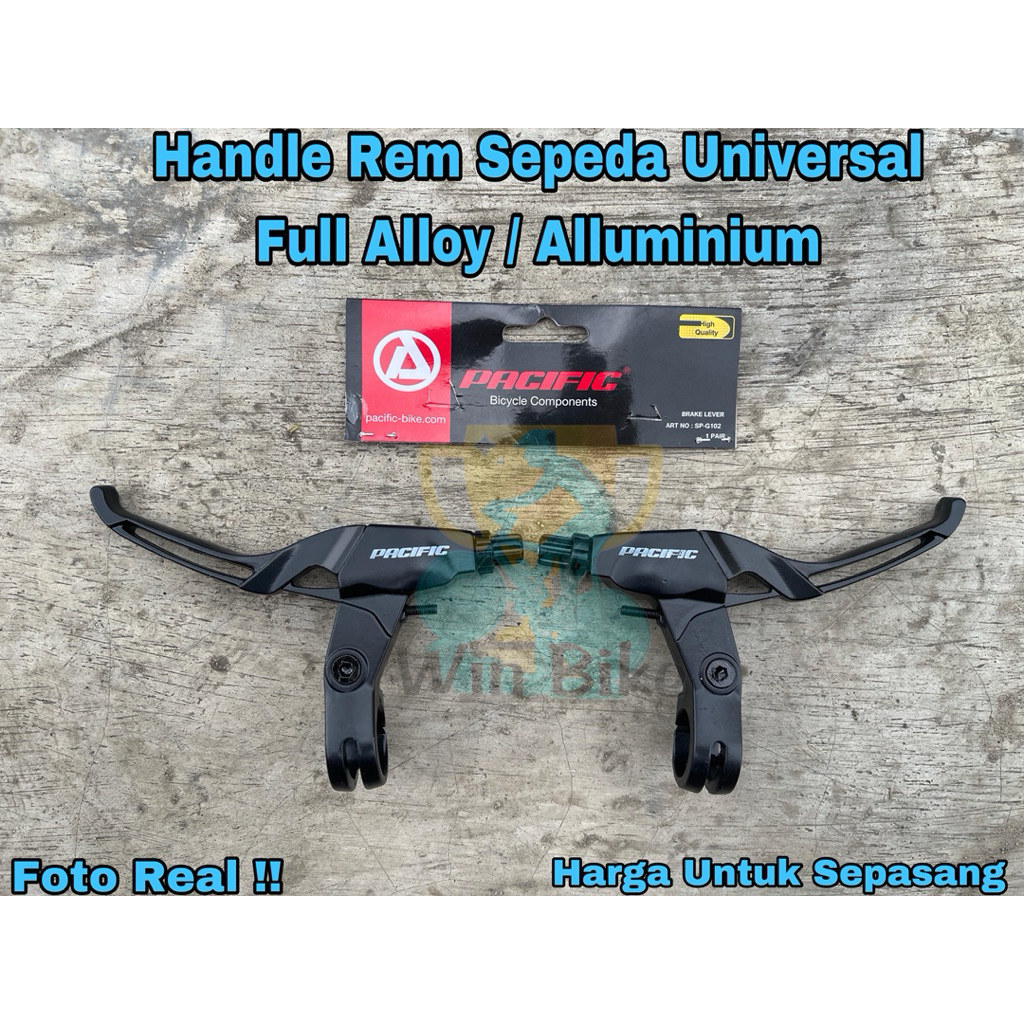 Handle Rem Handle Gagang Sepeda Brake Lever Full Alloy MTB Gunung Fixie Onthel Anak New Pacific Good
