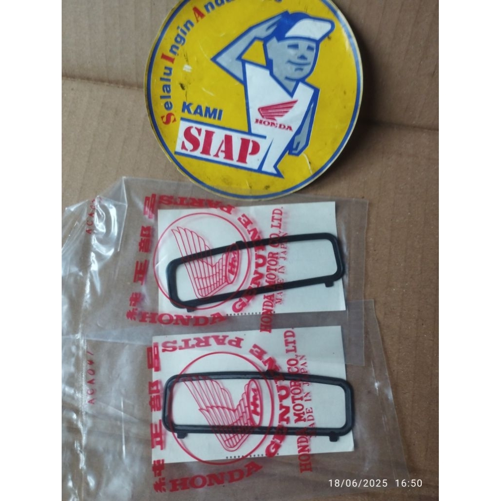 Karet Seal Sil Rantai Rante Keteng Mesin Cam Chain Blok Block Seher Silinder Cylinder Head Honda Win