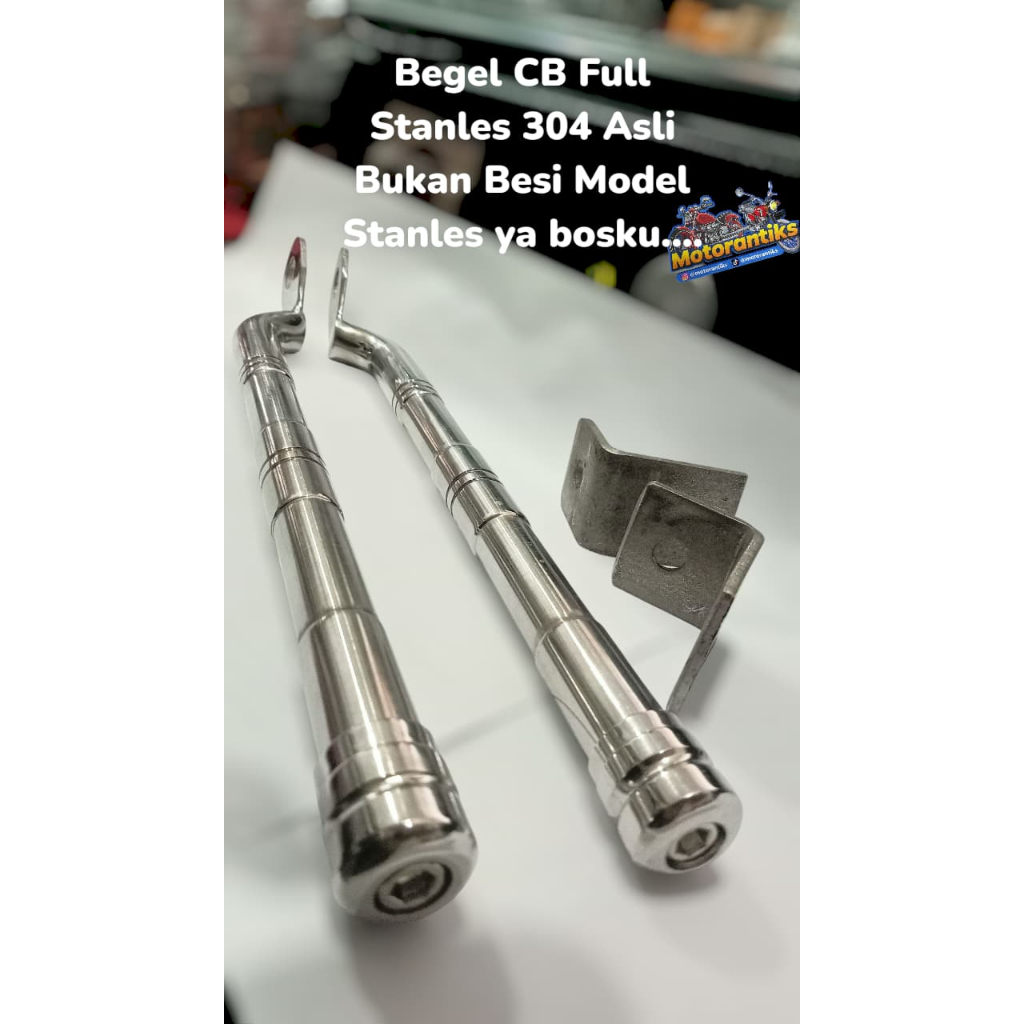 BEGEL CB STAINLESS ASLI BEGEL CB PANJANG STENLIS ASLI