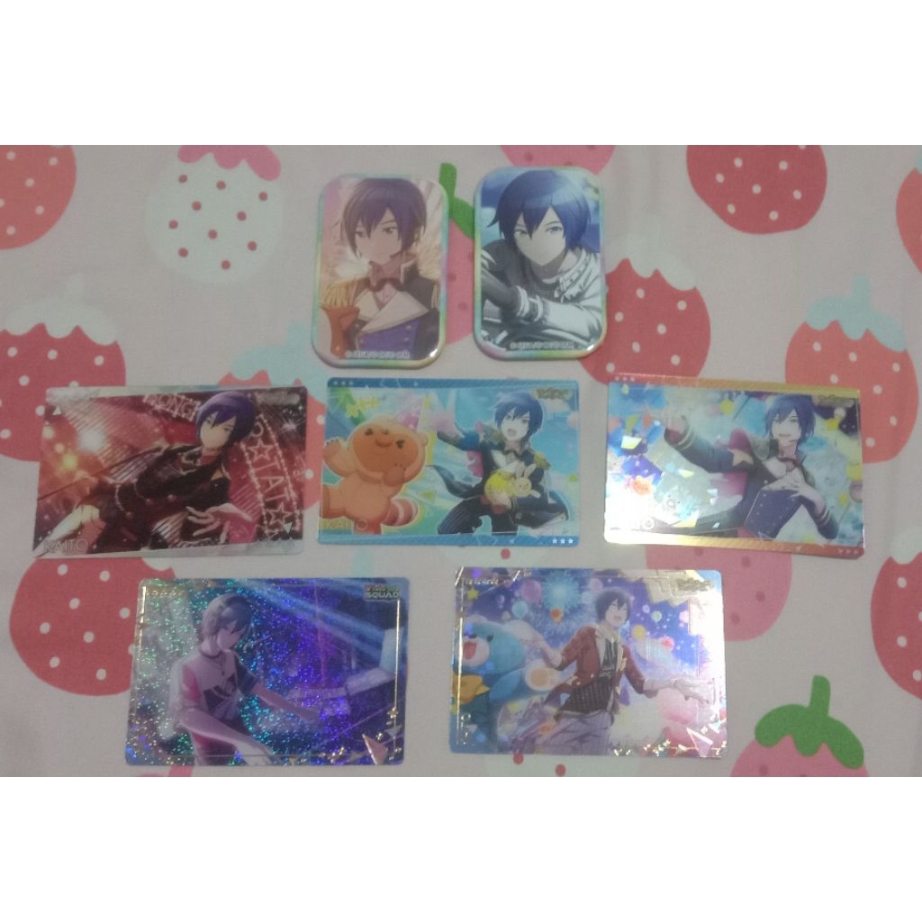 KAITO Wafer Wafercard Badge Square Badge Plushie Nui Kuji Epick Official Merchandise Project Sekai V