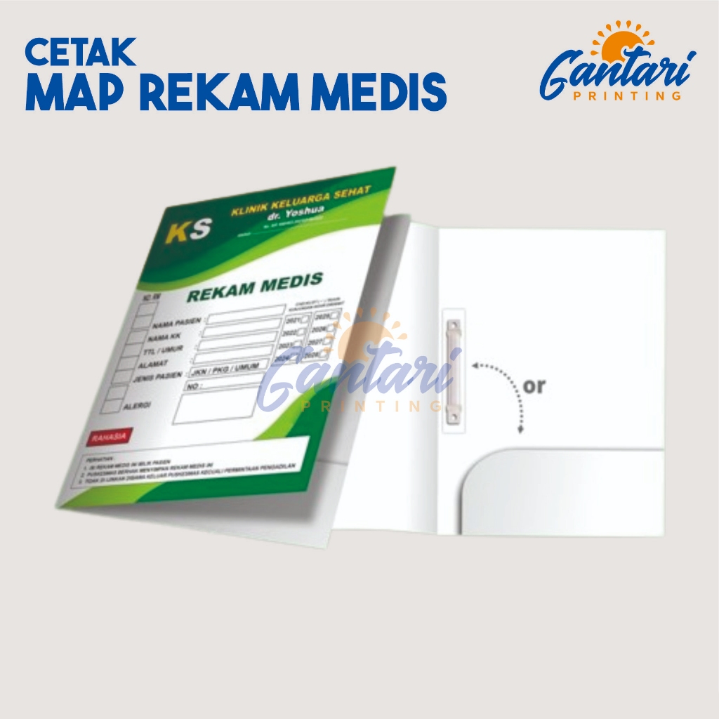

Cetak Map Rekam Medis /Map Rumah Sakit/Map Puskesmas /Map Klinik Kesehatan /Map Perusahaan/Map Sekolah F4