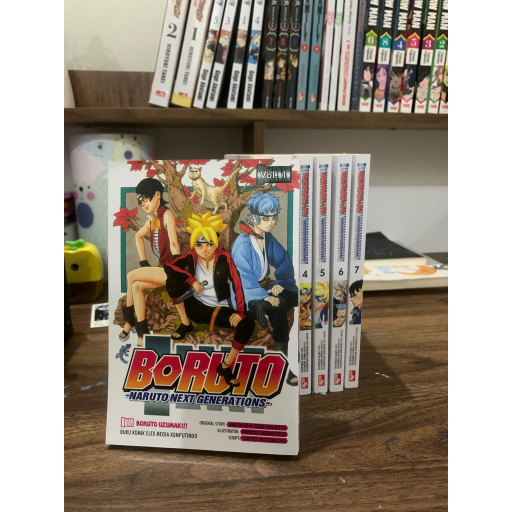 (preloved) komik BORUTO vol 1-3 ori elexmedia