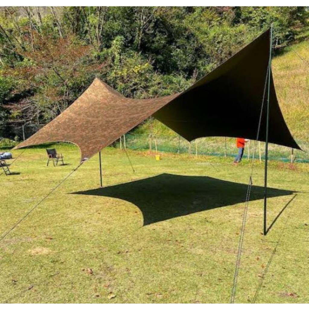 Flysheet hexagonal 450 x 600cm bigs mount - flysheet hexagonal - flysheet hexagon - flysheet 450 x 6