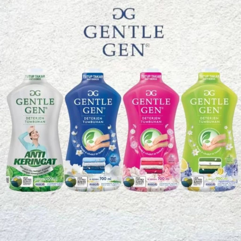 Gentle Gen Liquid 700ML / Deterjen Cair Untuk Pakaian / Sabun Pakaian