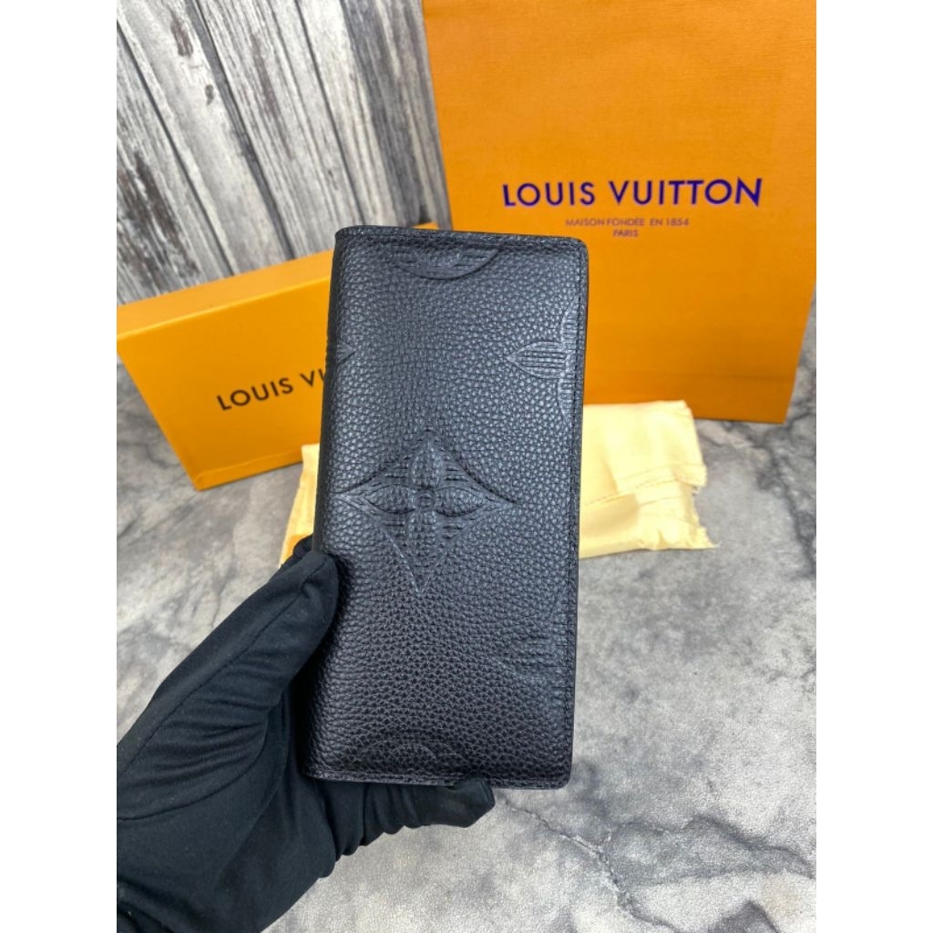 DOMPET PANJANG PRIA LV33307 HITAM KULIT MIROR