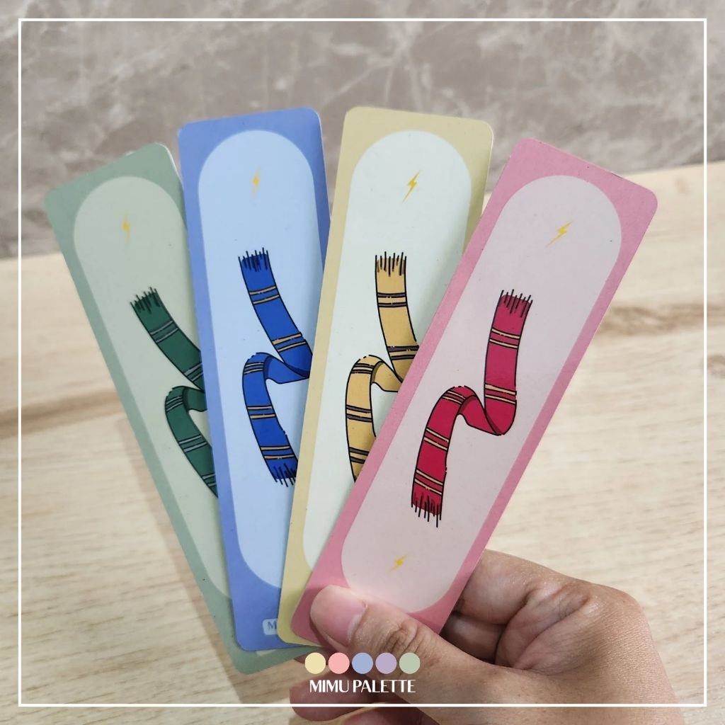 

Set 5 Pcs Pembatas Buku Kertas Paper Bookmark Harry Potter Scarf Mimu Palette